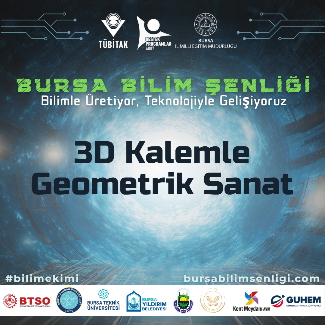 3D Kalemle Geometrik Sanat