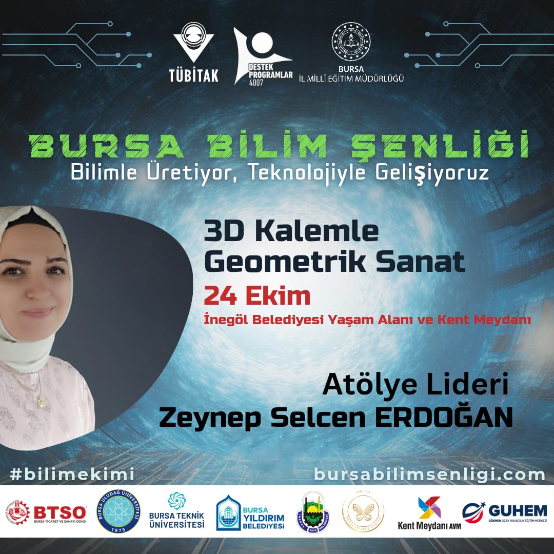 3D Kalemle Geometrik Sanat